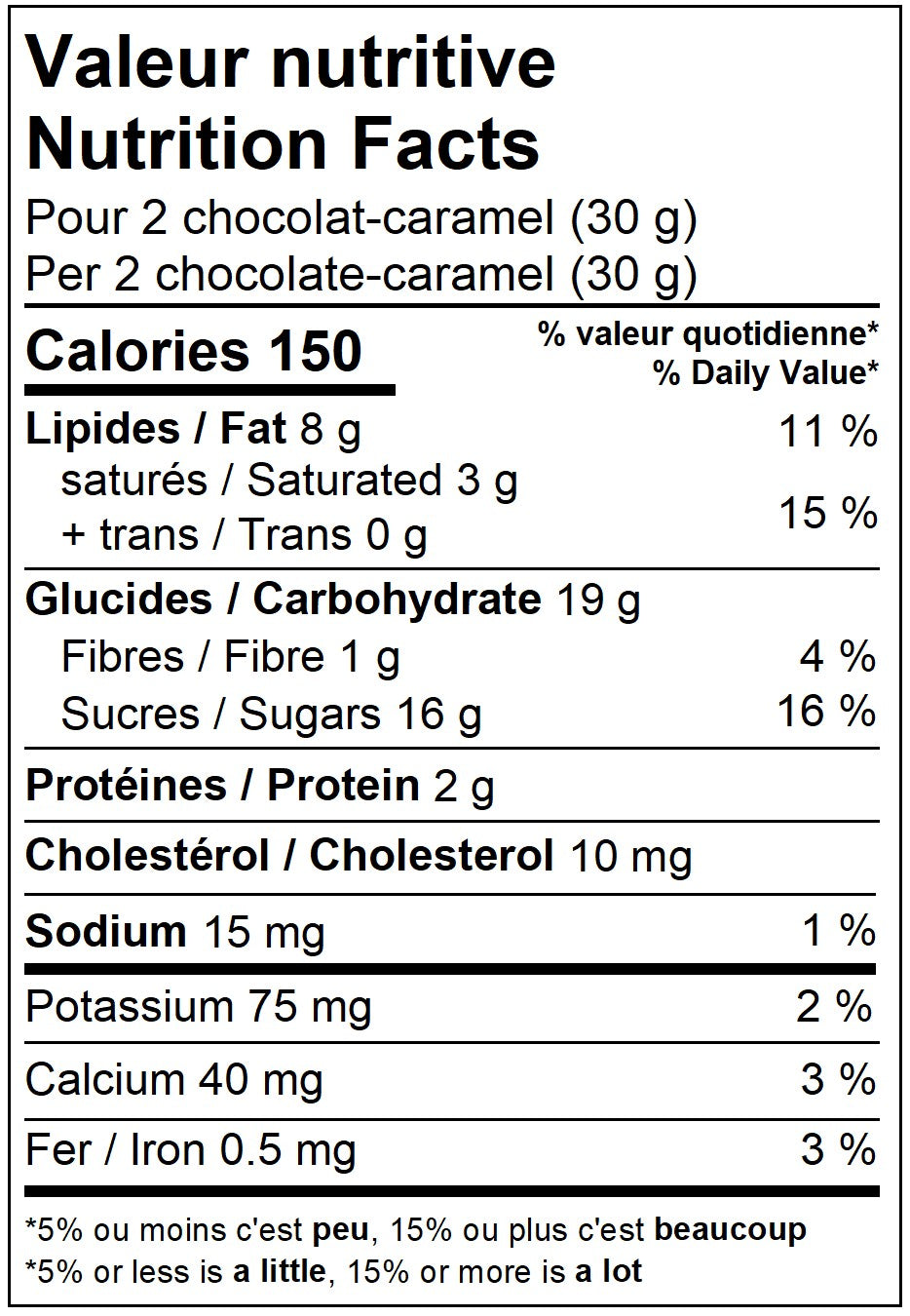 Chocolate caramel