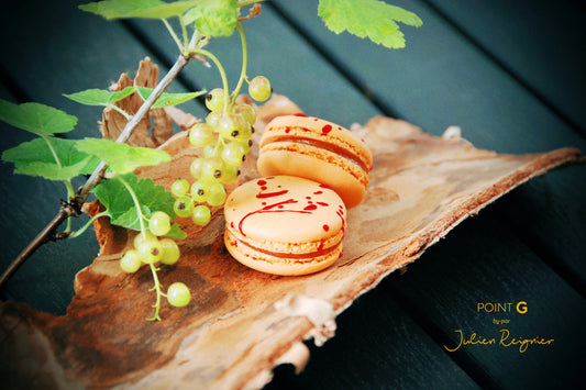 Apricot - Redcurrant : our macaron of the Summer!