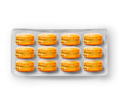 Boîte de 12 macarons identiques