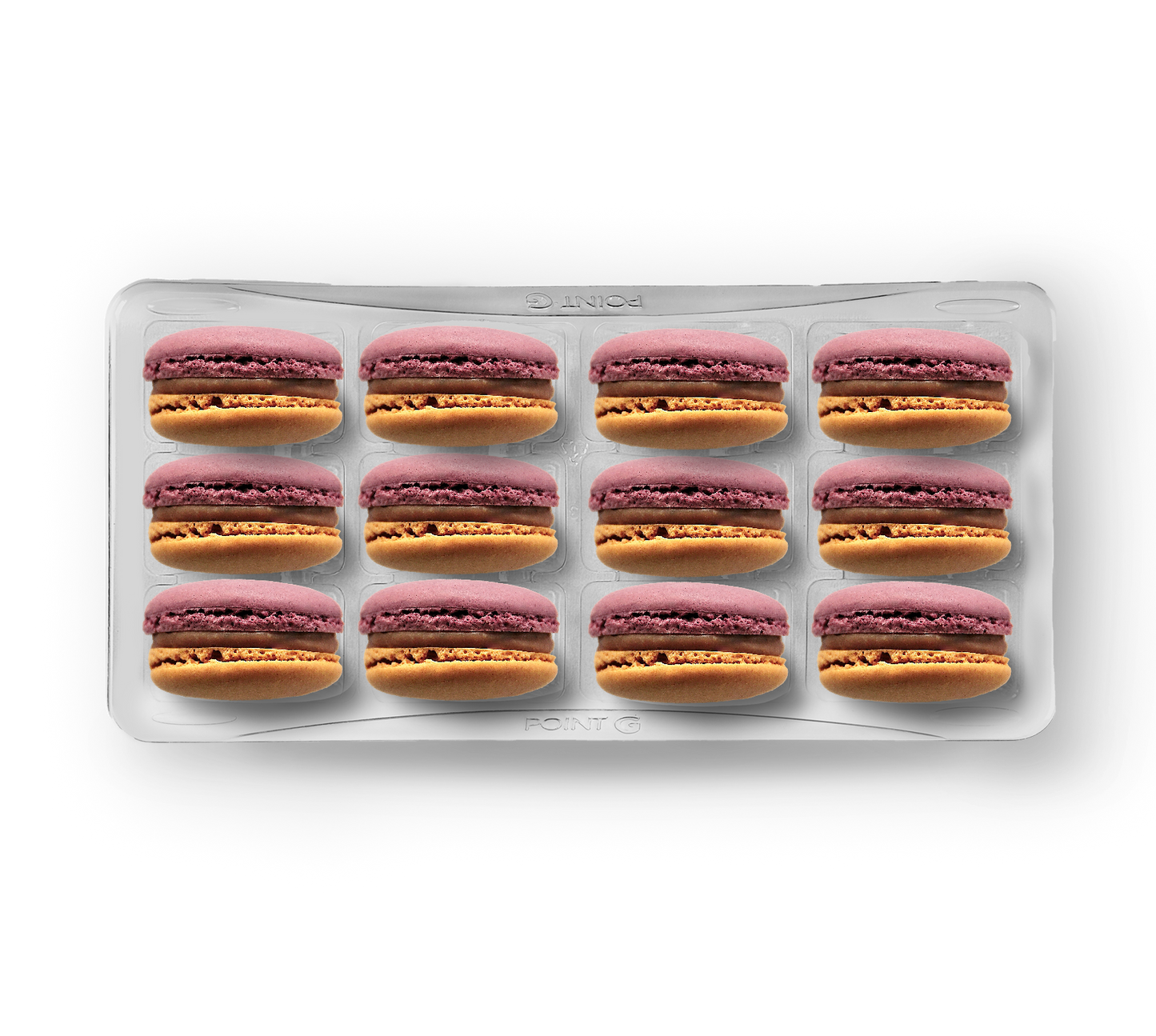 Boîte de 12 macarons identiques