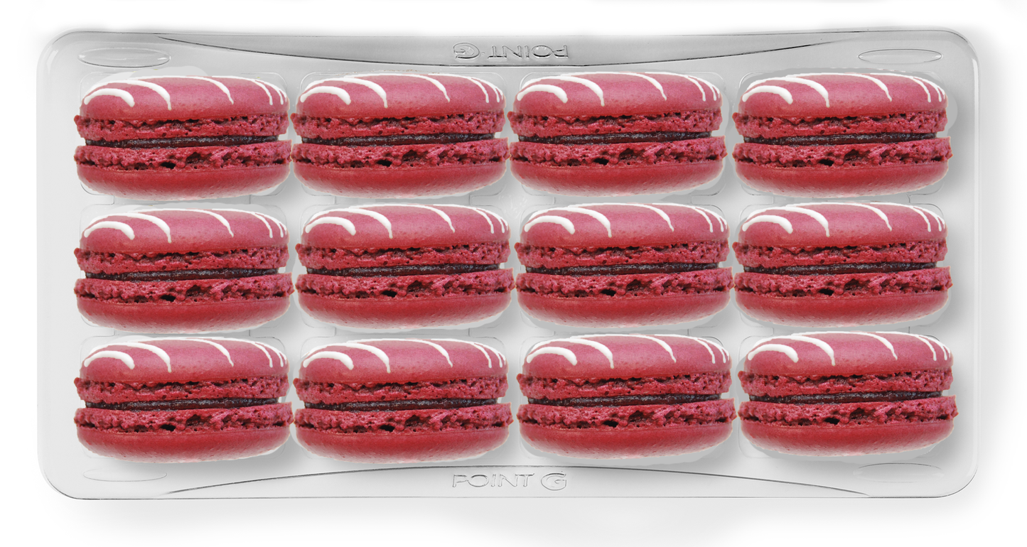 Boîte de 12 macarons identiques