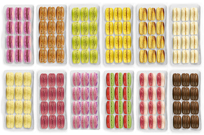 Boîte de 12 macarons identiques